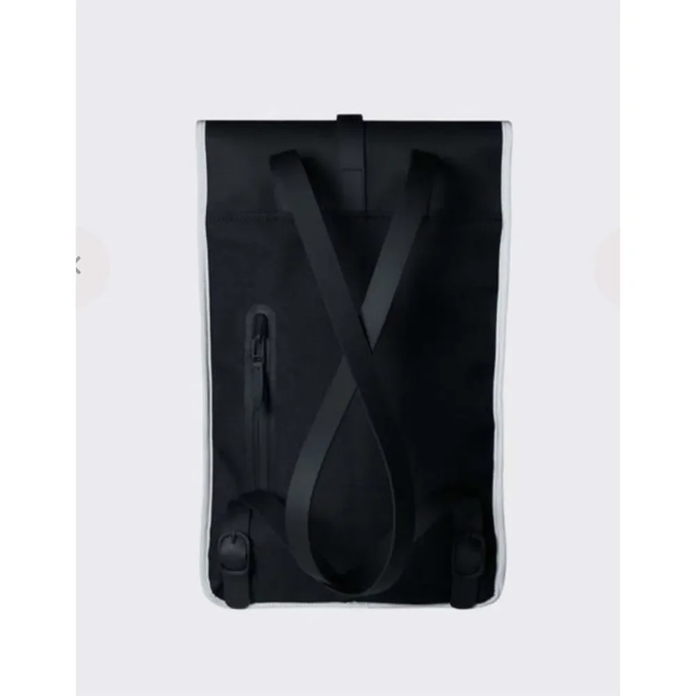 RAINS Reflective Backpack Black